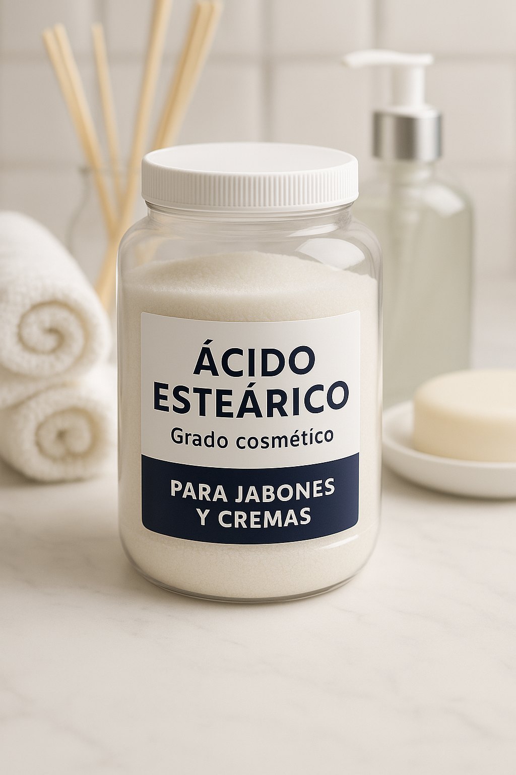 Ácido Esteárico sacos de 25kg.