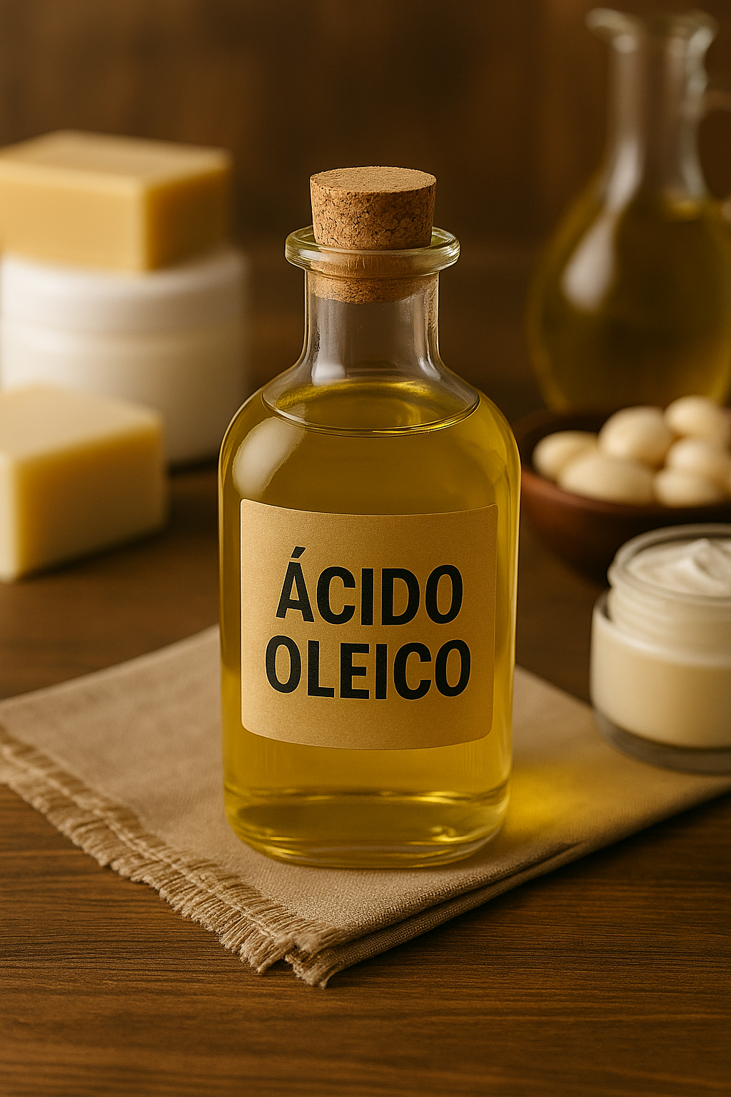 Ácido oleico vegetal líquido transparente